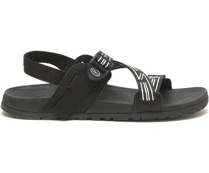 Sandalias Chacos Mujer Lowdown Negras / Blancas España HMUT19240